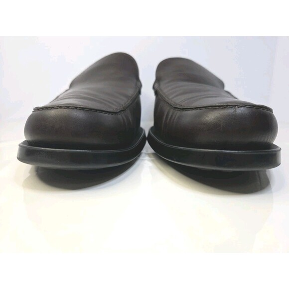 TOD’S Leather Slip-on Loafers Burgundy Oxblood Sz 11.5 Made In Italy, MSRP $700+ - Picture 10 of 16